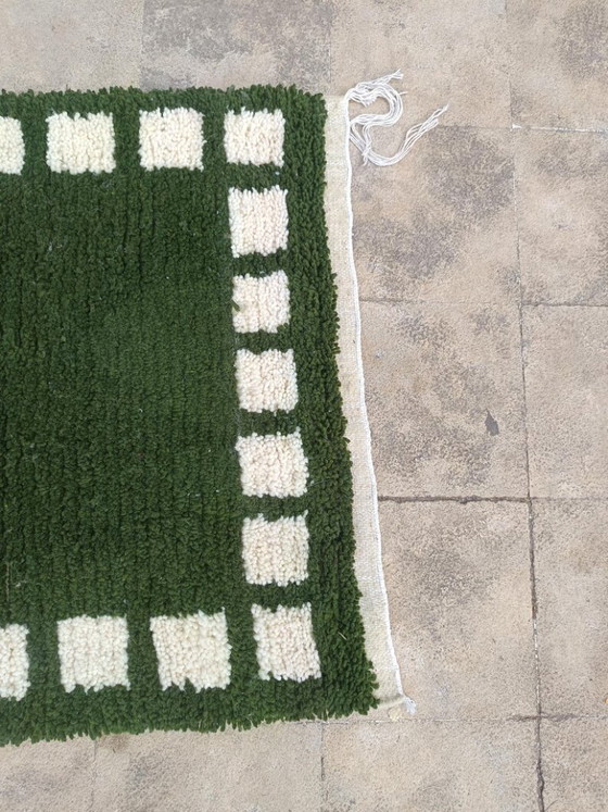 Image 1 of Custom Green Moroccan Carpet 250cmx200cm 