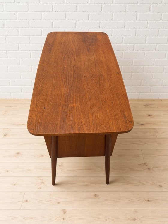 Danish Petite Desk By Gunnar Nielsen For Tibergaard Photos – tibergarrd, Wood (photo 11 of 12)