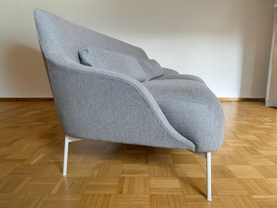 Sofa, Grau, Textil, Lima Tacchini, 2 Sitzer Sofas, Stoff, Metall, Modern (Foto 4 von 6)
