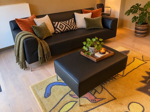 Canapé 3 places avec pouf Design On Stock Bloq