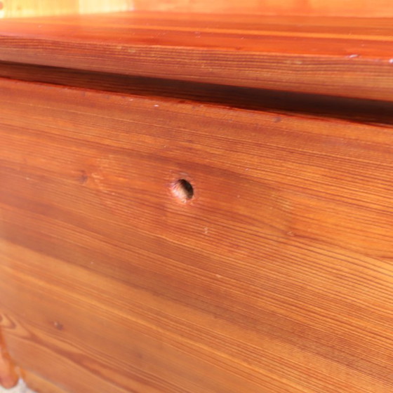 Image 1 of Vintage kast hoog boeken massief hout
