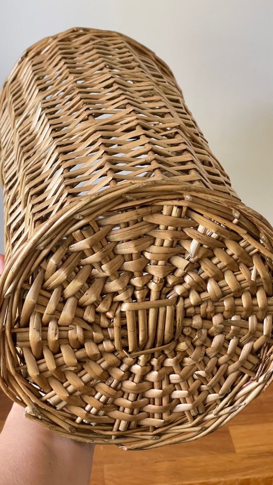 Image 1 of Porte PARAPLUIE Rotin VINTAGE