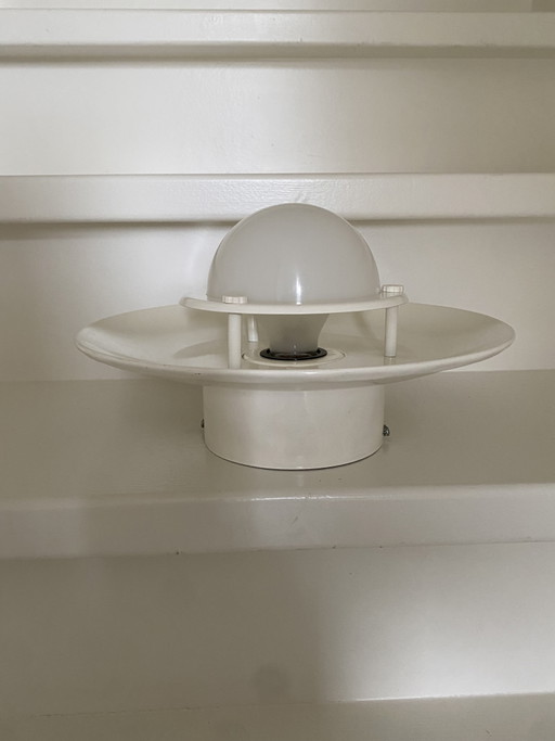 Lampada da parete/soffitto vintage in stile Space Age | Ikea | Anni '70 – wandlampen, Polyester, Metal (photo 2 of 12)