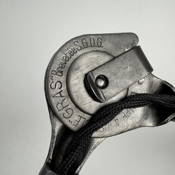 Image 1 of OUDE INDUSTRIËLE WANDLAMP “GRAS RAVEL” N° 204 Halfvast