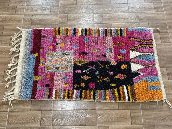 Marokkaans Berber tapijt van natuurlijke wol, 250 cm x 120 cm – Vloerkleden en tapijten, Cotton (photo 2 of 6)