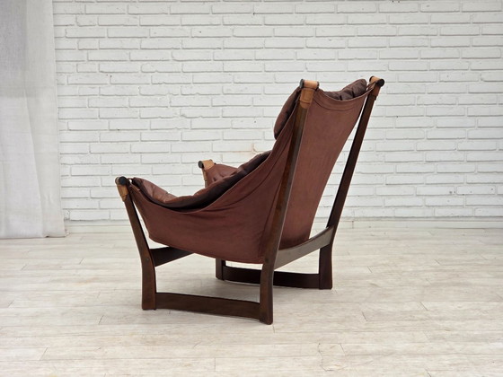 Image 1 of Fauteuil lounge « Trega », design norvégien des années 1970 par Tormod Alnaes.