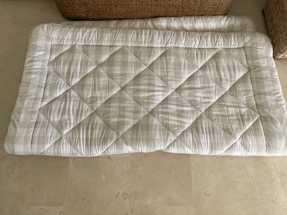 Letto Continentale Autentico Hästens Luxuria (180x210 cm) – Light Olive Check – Letti matrimoniali, Cotone (photo 5 of 5)