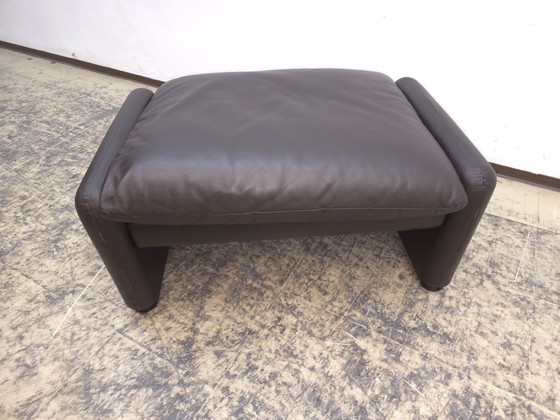 Image 1 of Cassina Maralunga Stool Ottoman Leather Stool