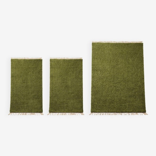 Ensemble de tapis marocains faits main – Salon et couloir : 2 tapis de 1 m/2 m + 1 tapis de 2 m/3 m – vloerkleden en tapijten
