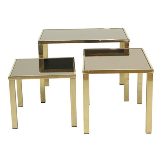 Image 1 of Nesting tables Belgo Chrom 23kt Gold Gilded