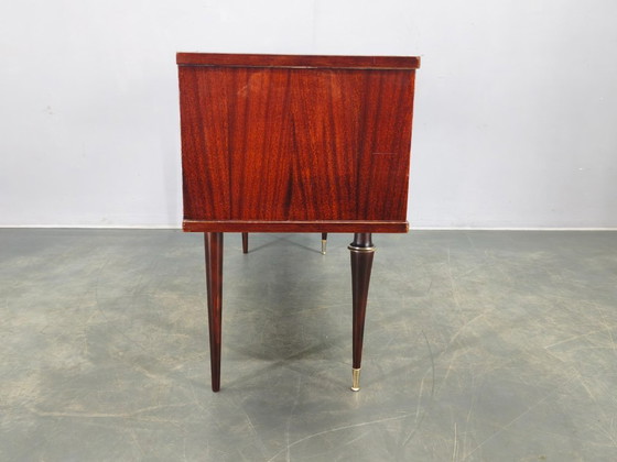 Image 1 of Italian Midcentury Sideboard 1950s High Gloss Cabinet Vintage