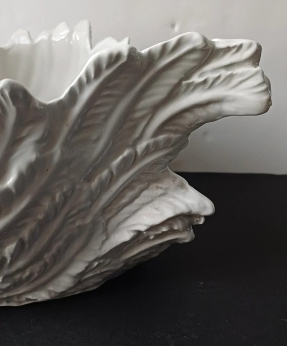 Image 1 of Majolica swan Bassano