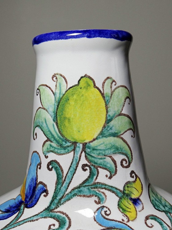 Image 1 of Large vintage Italian demijohn vase from the 1960s-80s in the style of Innocenti
