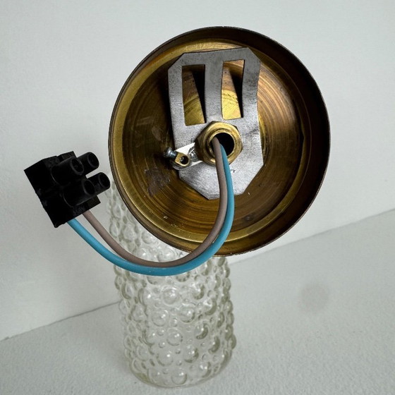 Image 1 of COPPIA DI APPLIQUE VINTAGE IN VETRO A BOLLA