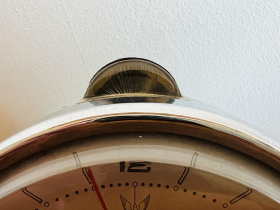 Image 1 of Mid Century Alarm Clock, Table Clock