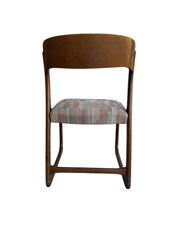 Image 1 of CHAISES DE SALLE À MANGER TRAINEAU DE BAUMANN, ANNÉES 1950