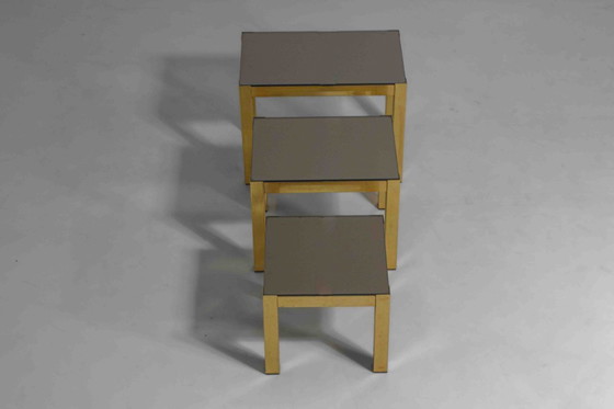 Image 1 of Set Beistelltische aus Messing