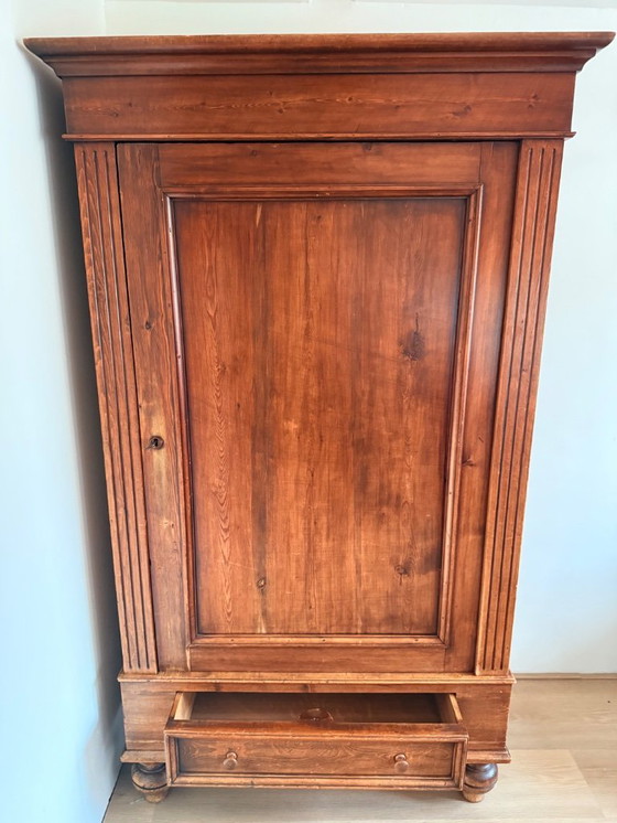 Image 1 of Armadio antico in pino (ca. 1900) – Completamente smontabile