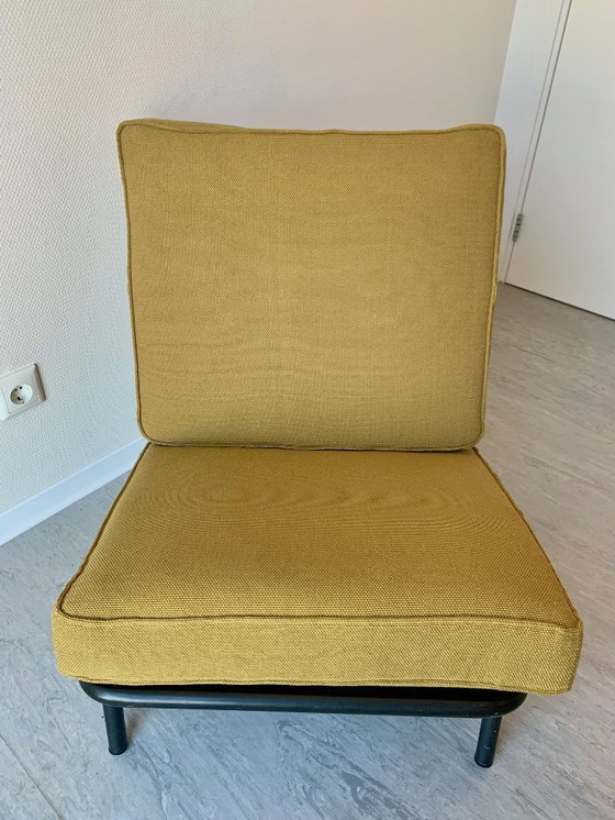 Image 1 of Poltrona Alf Svensson – DUX – Svezia – anni ’60 – rivestimento giallo senape