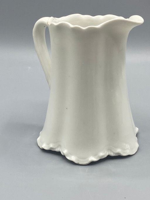 Haviland France Creamer - White Gadrooned Porcelain - Limoges – decoratieve objecten (photo 2 of 5)