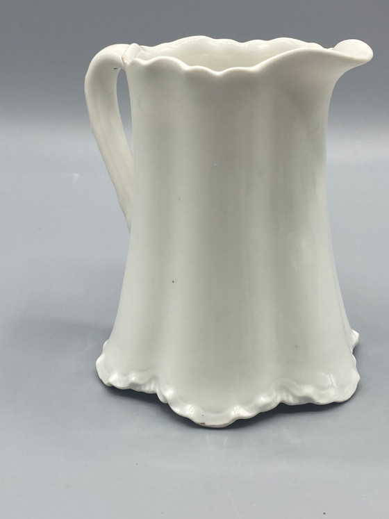 Haviland France Creamer - White Gadrooned Porcelain - Limoges – Decorative Objects (photo 2 of 5)