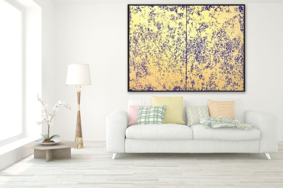 Image 1 of Jürgen Angeler - Golden Violet Crystals - XXL