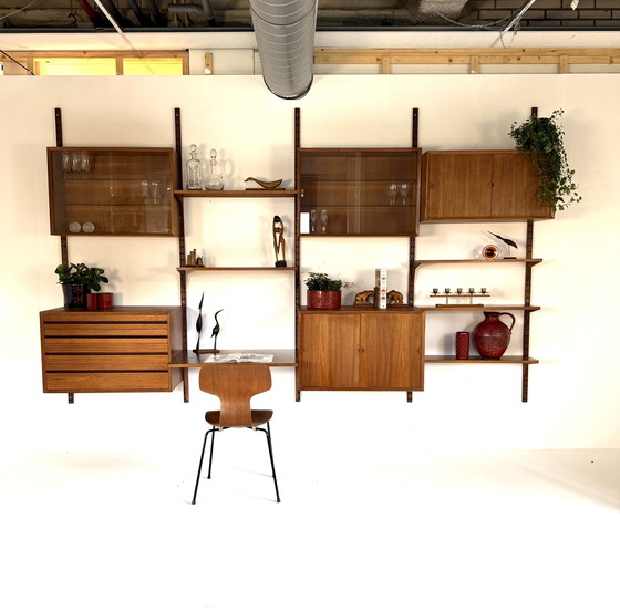 Image 1 of Système mural modulaire Vintage XL 'Cado' Poul Cadovius '60