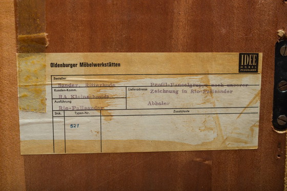 Image 1 of  Mensole da parete modulari in palissandro tedesco di IDEE Mobel, anni '60, set di 25 pezzi