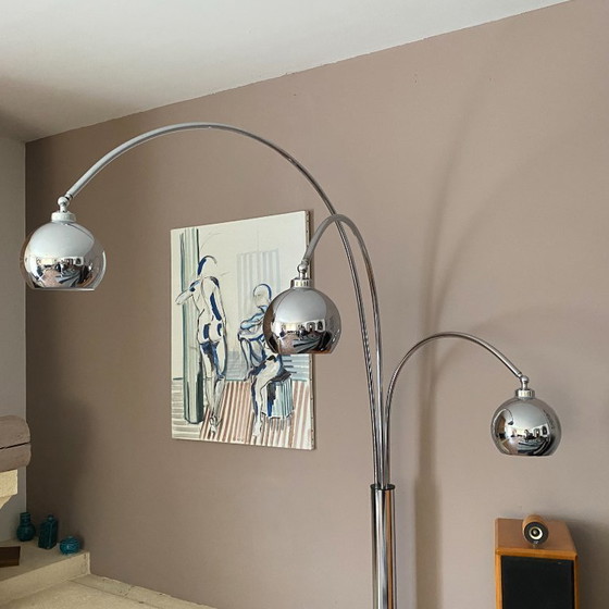 Image 1 of MUGUET vloerlamp van Goffredo REGGIANI. 1970.