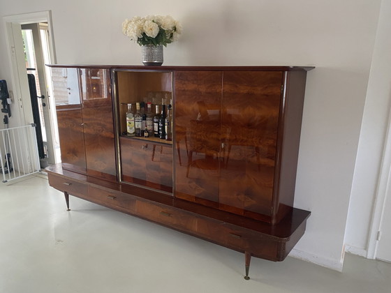 Image 1 of Italiaanse mid-century buffetkast met barmeubel 