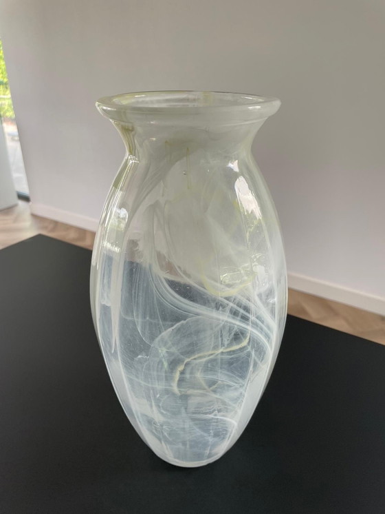 Image 1 of Unique semi-transparent vase, 30 cm high