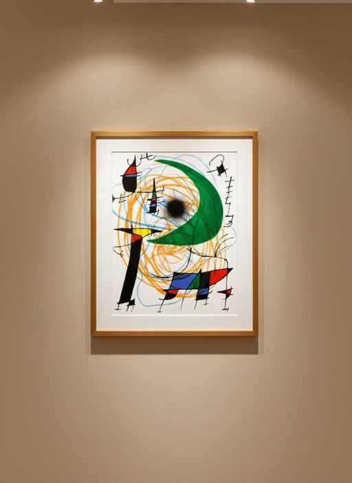 Miró, Joan - La Lune verte - Mourlot 861 - Kleurenlitho