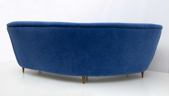Image 1 of Ico Parisi Mid-Century Modern Italian Corner Sofa for Ariberto Colombo, 1950s