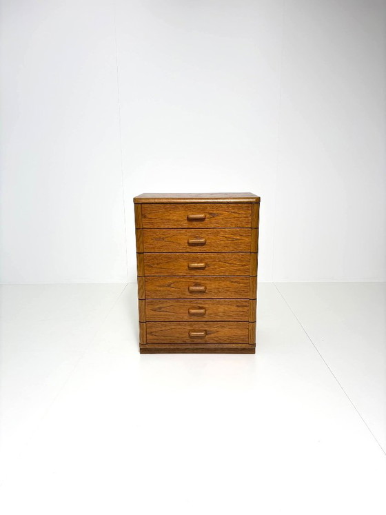 IRO-Möbel Rondo Ladekast, Rustiek Eiken, Vintage, Ladekasten, Hout, Bruin (foto 15 van 15)