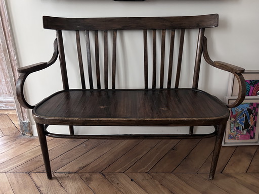 Panca in stile Thonet o Baumann