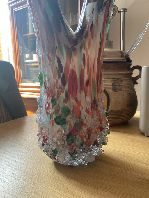 Murano glass very large vase 60s