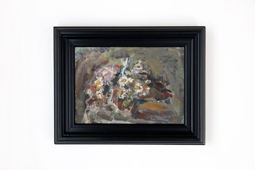 Pintura al óleo expresionista de Sirio Salimbeni