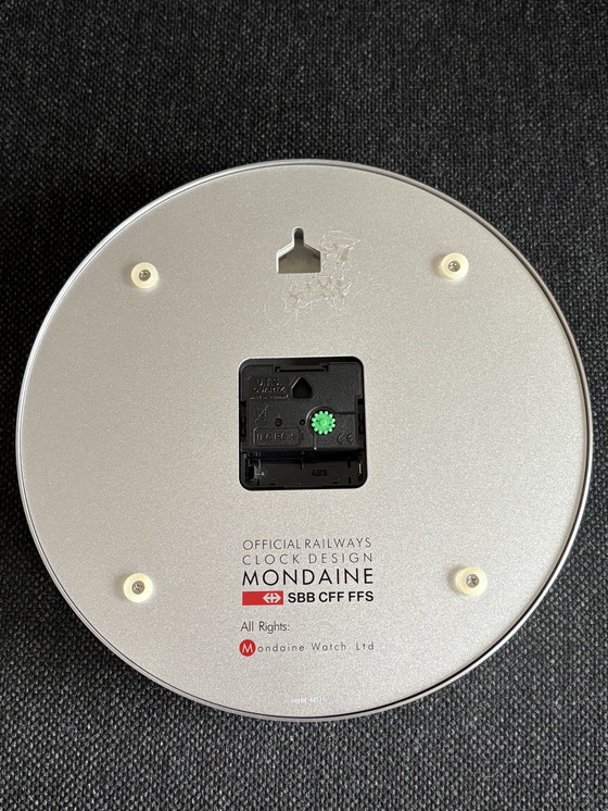 Image 1 of Mondaine Official Swiss Railways Clock - wall clock silver 25 cm