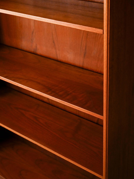 Image 1 of Scandinavian Wall Bookcase in Teak, 1950s/60s