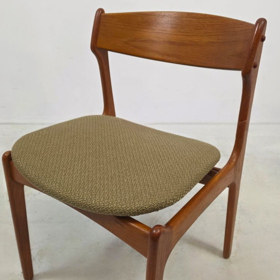 4x Erik Buch Sedie da pranzo design danese anni '60 Rivestite – O.D. Mobler, Wood (photo 5 of 7)