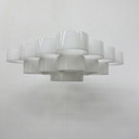 Mid Century Lucite Cirkels Plafondlamp, 1970