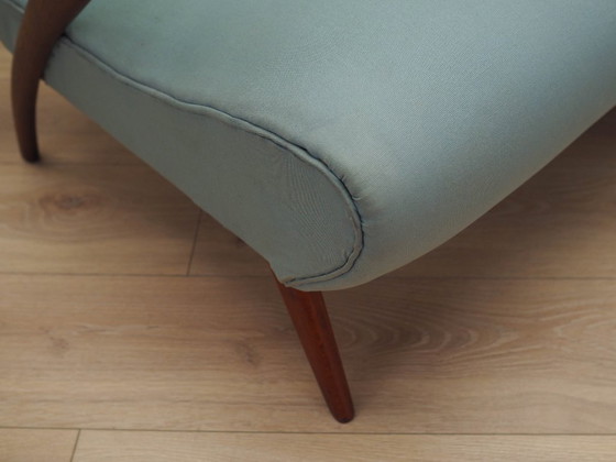 Image 1 of Mintgroene bank, Italiaans design, jaren 70, vervaardigd in Italië.