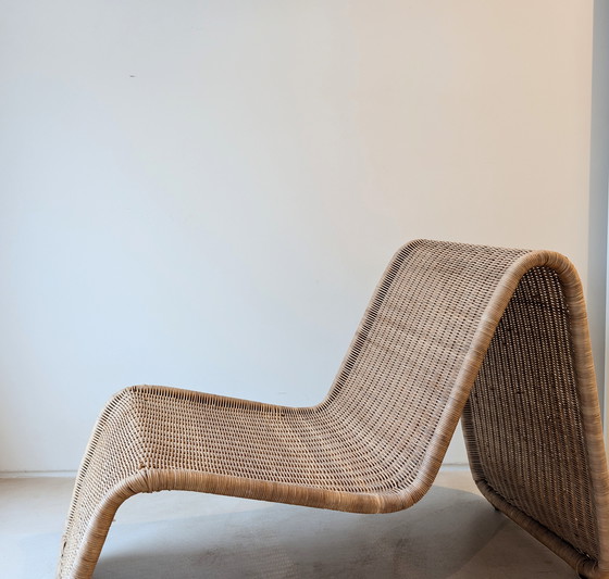 Image 1 of Silla de diseño de ratán - Tito Agnoli