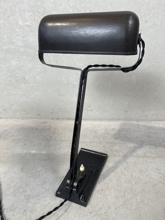 Image 1 of Lampada da notaio originale Erpe - Modello 52 - Bachelite e ghisa