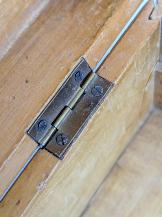 Antique Folk Art Chip Carved Wooden Box Treasure Chest – Decorative Objects (photo 13 of 18)