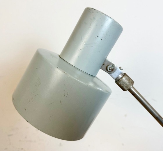 Image 1 of Lampada da scrivania per ufficio industriale grigia di Elektrosvit, anni '70