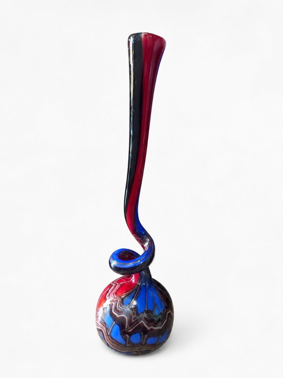Image 1 of Exceptional Monumental Murano Glass Sculptural Floor Vase, circa 1985–1995.