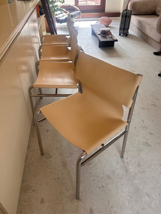 Image 1 of Chrome chairs