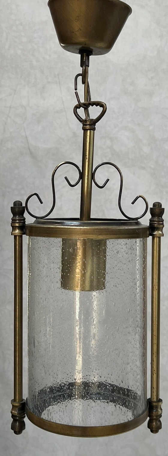 Lanterna sospesa in bronzo. – Lampade a sospensione, Bronze (photo 2 of 5)
