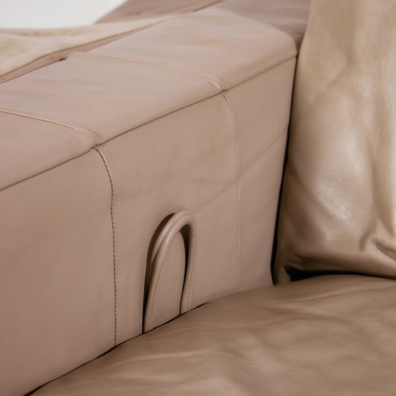 Image 1 of Conjunto de sofás de cuero Mk11355 «Modelo 4000» de Rolf Benz, juego de 4